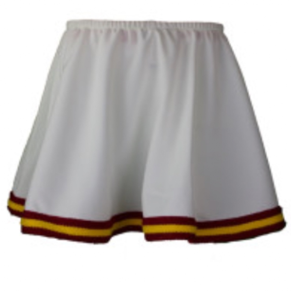COPY - NEW - Vintage USC Trojans Circle White Cheer Skirt - Youth